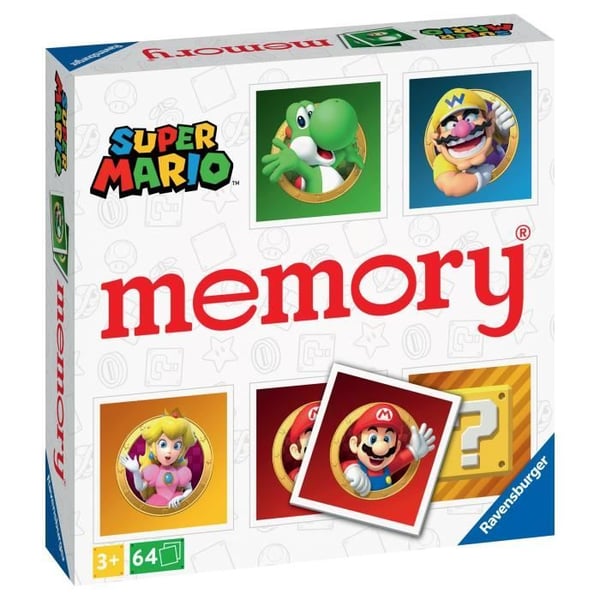 Ravensburger Super Mario Memory - Pædagogisk spil for børn fra 3 år