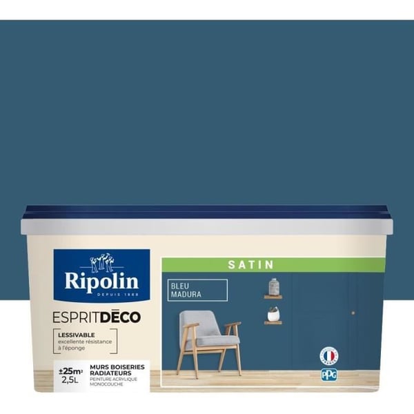 Ripolin Esprit Deco Sat Wheat Madura Satin 2,5L Ripolin Esprit Deco Sat Wheat Madura Satin 2,5L