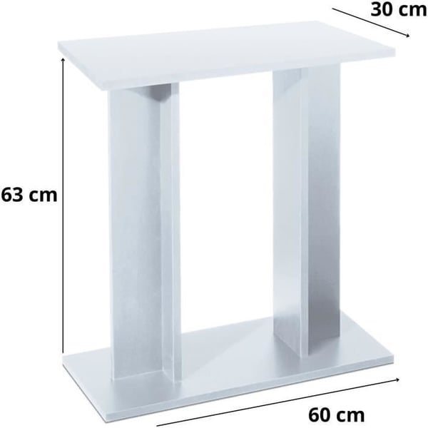Aqua Bord - SAN DIMAS - Bord 60 - Vitt - Enkel montering - Modern design