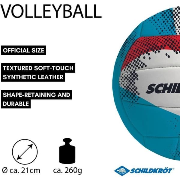 Volleyball - SCHILDKRÖT - Størrelse 5 / 21 cm - Syntetisk læder