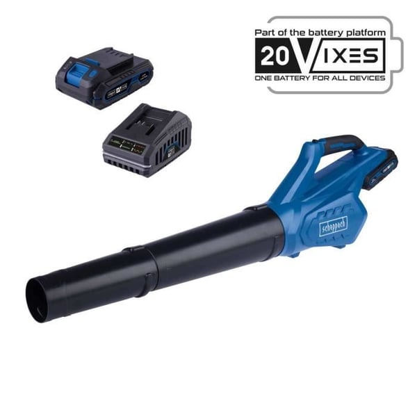 Blæserpakke C-BL700-X - - SCHEPPACH 20V IXES + 2Ah batteri + oplader