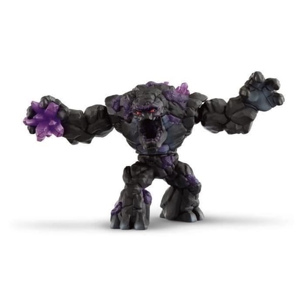 Mørkt monster - Sten - Realistisk Schleich-figur - Mytisk væsen med bevægelige arme og overkrop - Gave til drenge og piger
