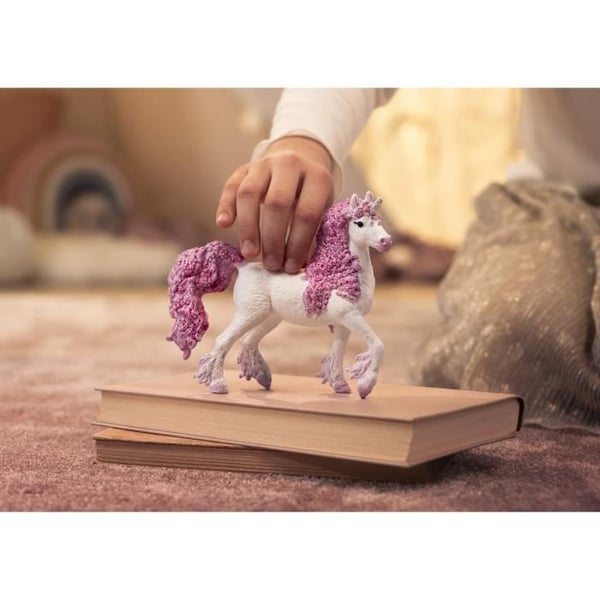 Blomsteragtig enhjørninghoppefigur. SCHLEICH 70831 Bayala. Fra 4 år.