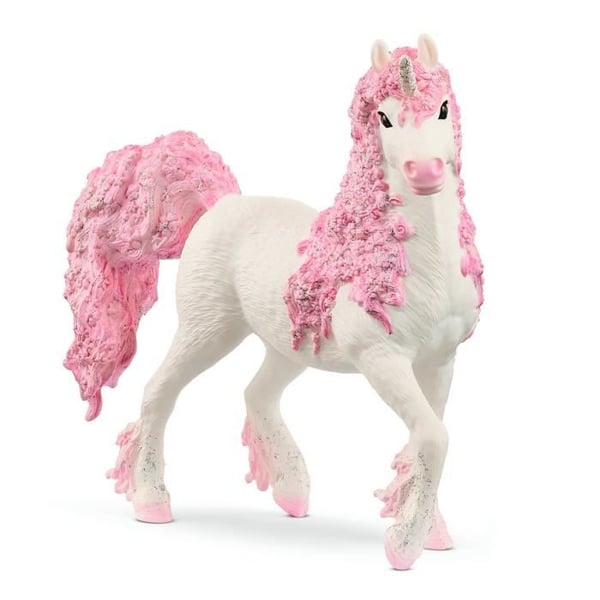 Blomsteragtig enhjørninghoppefigur. SCHLEICH 70831 Bayala. Fra 4 år.