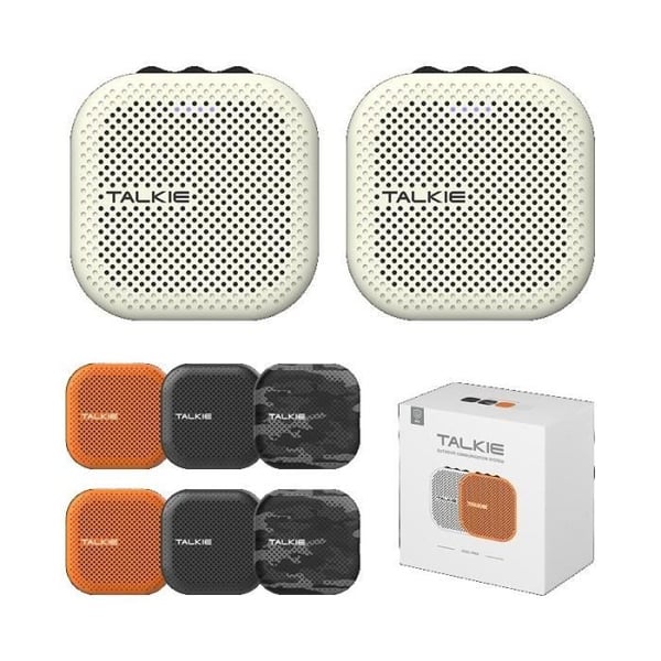 Duo Talkie - SENA - 6 tunnin akunkesto - 600 m kantama - Bluetooth - USB-C - 4 vaihdettavaa suojaverkkoa - x 2