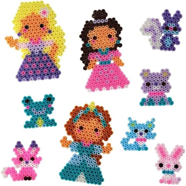 Strykpärlor - Prinsessor och djur - SES CREATIVE - Skapa prinsessor och deras husdjur.