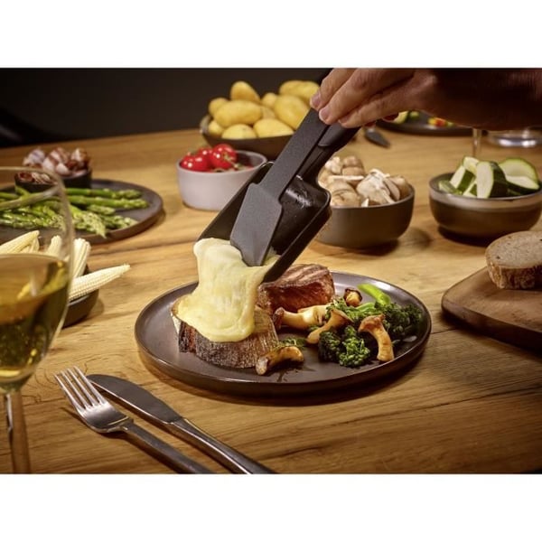 SEVERIN Raclettemaskin - RG2360 - Upp till 4 personer - Kompakt storlek 24x24cm - 800W