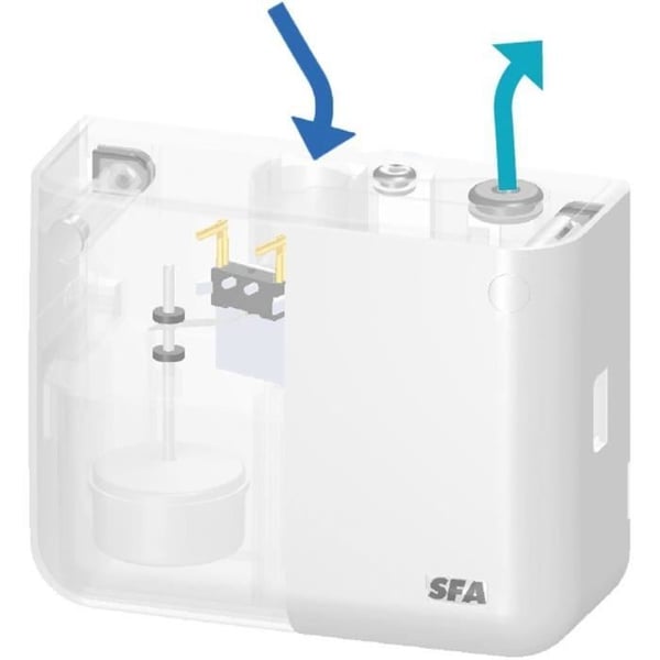 Lauhteen nostopumppu - SFA - Sanicondens Clim Deco - 23 dBA