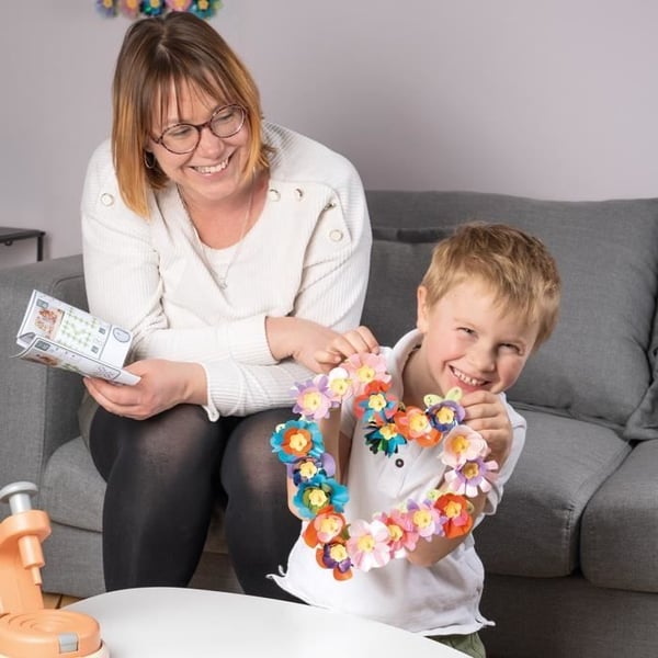Smoby - Kreativ fritid - 16 blompåfyllningar - För att skapa dekorativa föremål - Tillverkad i Frankrike