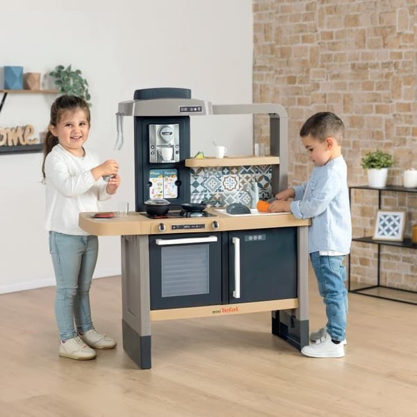 Tefal Laajennettava Keittiö Smobylta - 3-vuotiaille ja sitä vanhemmille lapsille - Irrotettavilla sokkeleilla - Mukana 31 lisävarustetta