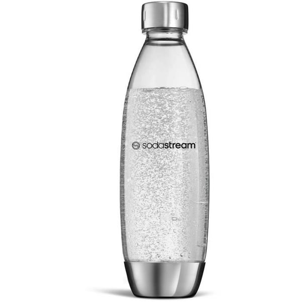 SODASTREAM-flaska - FUSE metall - kapacitet 1 l - diskmaskinssäker