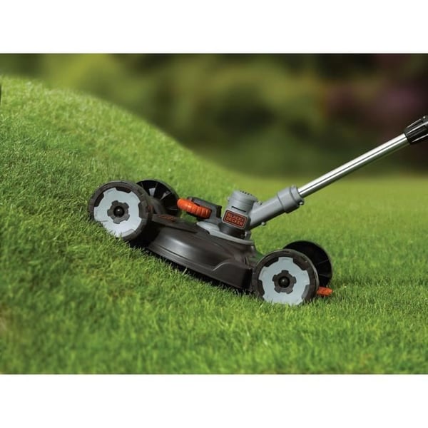 BLACK+DECKER STC1820CM 18V 3-i-1 batteridrivet verktyg med 28 cm skärlängd - Lång batteritid