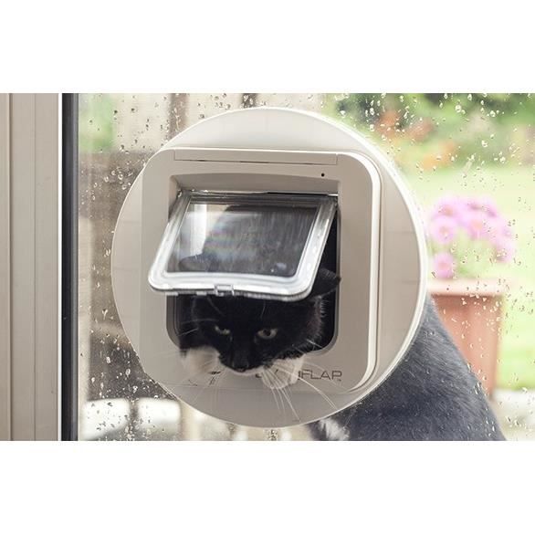 SUREFLAP Mikrochip Kattlucka - Brun - 142 mm x 120 mm (Rammar upp till 32 mikrochip)