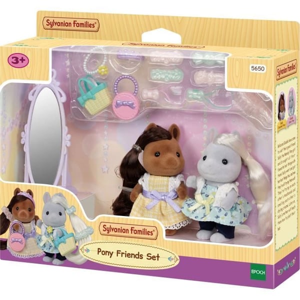 SYLVANIALAISET PERHEET - Poniystävät ja heidän kampauspakkauksensa