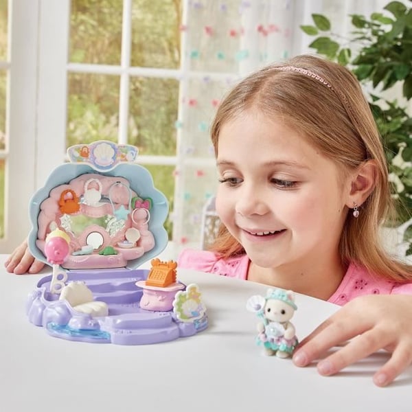 Putiikkilaatikko - SYLVANIAN FAMILIES - Merenneitoputiikki - Tarvikkeet ja integroitu kahva