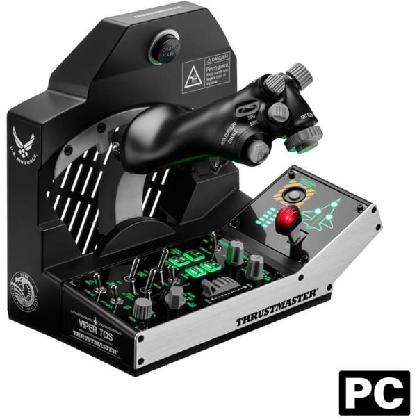 Gasreglage - THRUSTMASTAR - Viper TQS Mission Pack - Svart
