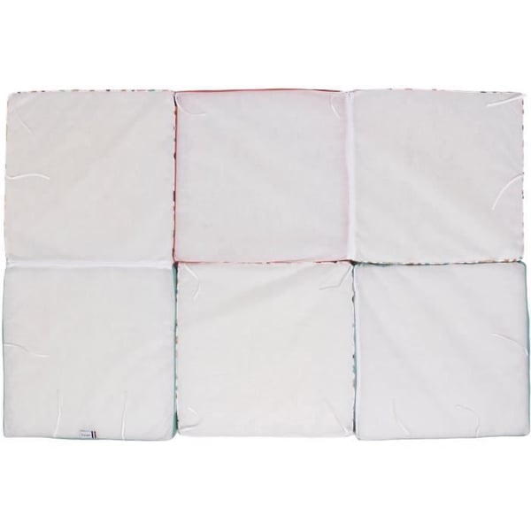 Maxi Malin lekmatta - TINEO - 5-i-1 utvecklande matta - 180 x 120 cm - Geometrisk / Roliga djur