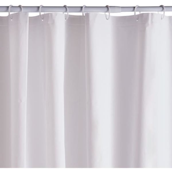 Vaffelbruseforhæng - Hvid - PEVA - 180 x 200 cm - 12 kroge - UTILITY - TODAY Vaffelbruseforhæng - Hvid - PEVA - 180 x 200 cm - 12 kroge - UTILITY - TODAY