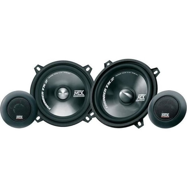 MTX TX250S autokaiuttimet 2-tiepaketti 13 cm 55 W RMS 40 neodyymidiskantti 25 mm silkkikalotti polypropeenikartio