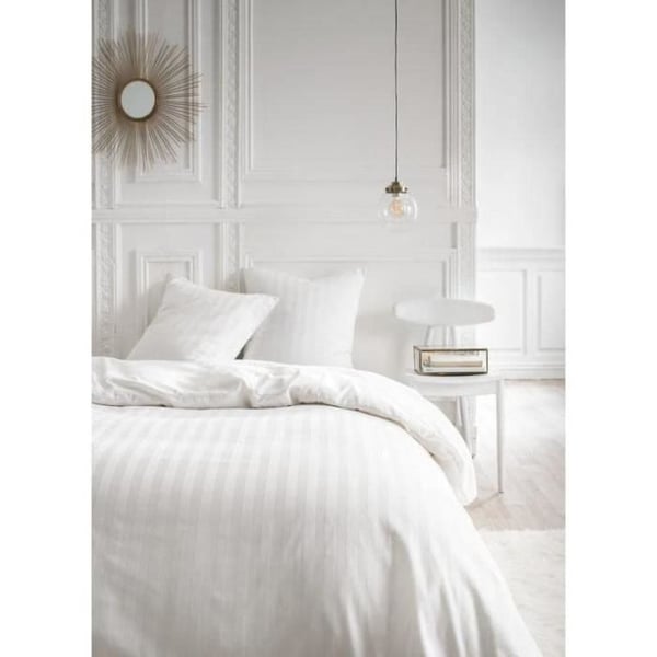 TODAY Prestige sengesæt - 220 x 240 cm - 2 personer - 100% bomuldssatin - Kridt