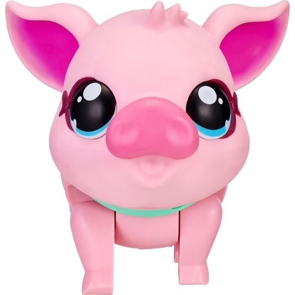 Interaktiv leksak - MOOSE TOYS - Små levande husdjur rosa gris - Från 5 år - Batterier ingår