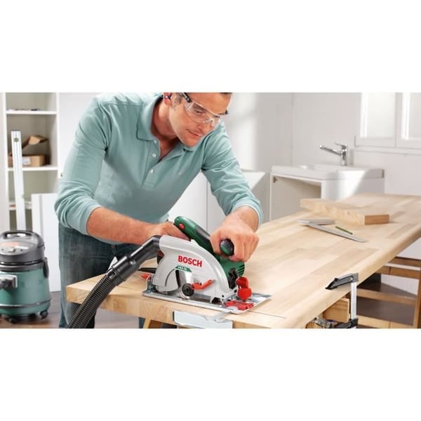 BOSCH Pyörösaha PKS 55A 1200W. 160mm + keräyslaatikko - 0603501000
