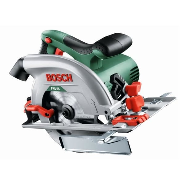BOSCH Pyörösaha PKS 55A 1200W. 160mm + keräyslaatikko - 0603501000