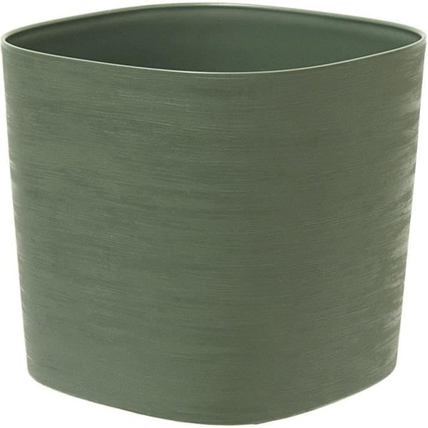 Potte med vandreserve - GARDEN ID Respect - Verdigris 30 x 30 cm - 100% husholdningsaffald - 100% genanvendelig - Struktureret overflade.