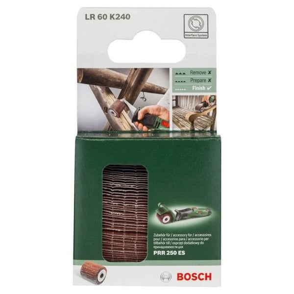 Bosch Lamellvals - (Böjd yta. 240 grit. Tillbehör för PRR och TEXORO)