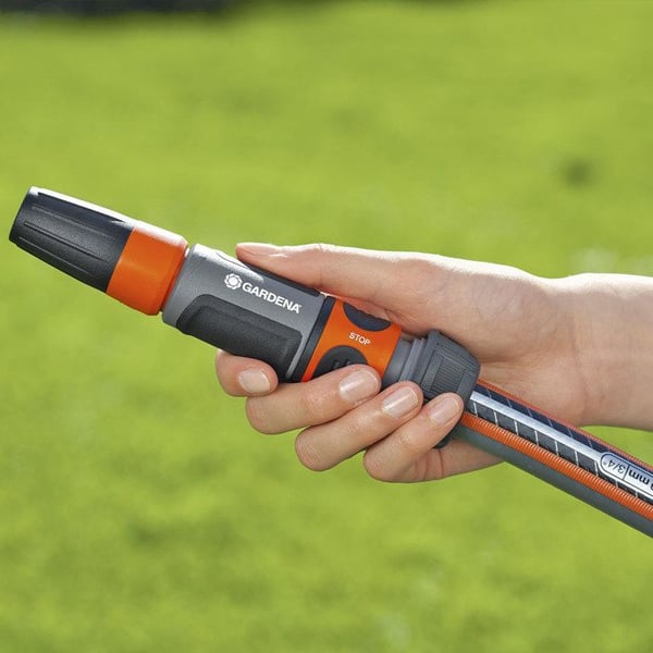 GARDENA Aquastop vandingskobling til Ø19 mm slange - Anti-vandgennemstrømning - Power Grip - 5 års garanti