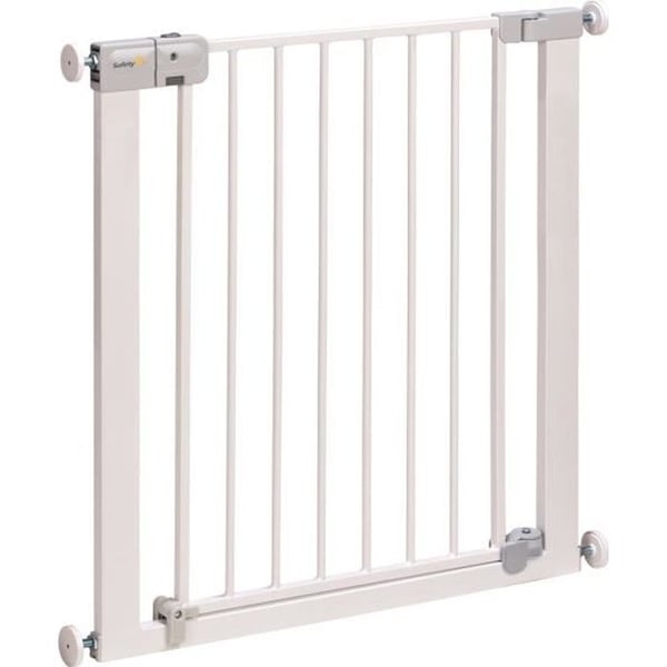 SAFETY 1ST Barnsäkerhetsgrind 73-80 cm. Vit. Metall. Autoclose. 4 tryckpunkter