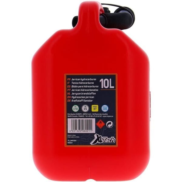 Plastdunk - XL TECH - 506021 - Kapacitet 10 liter - Specielt godkendt til kulbrinter