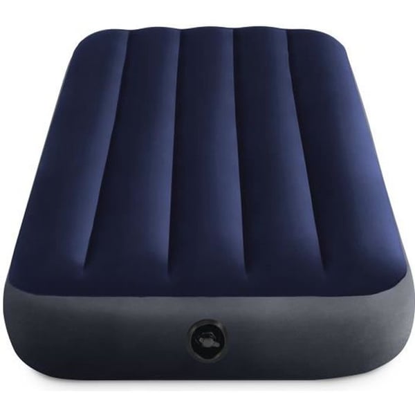 INTEX Classic Downy Fiber Tech uppblåsbar madrass för 1 plats - 191 x 76 x 25 cm INTEX Classic Downy Fiber Tech uppblåsbar madrass för 1 plats - 191 x 76 x 25 cm
