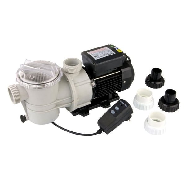 Ubbink filtreringspumpe til swimmingpools - Poolmax TP150 - 1,50 HK - Maks. flowhastighed 21600 l/t - 2 års garanti