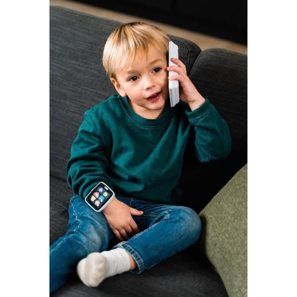 Telefon och klocka - KD - Min telefon och fitnessklocka - Realistisk imitation för småbarn
