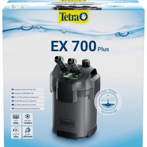 Eksternt filter - TETRA - EX 700 plus - Til akvarier fra 100 til 200 L