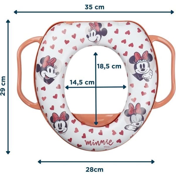 WC-istuimen pienennysventtiili - THERMOBABY - Comfort kahvoilla - Minnie