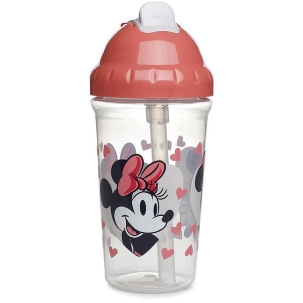 Sugerørskop - THERMOBABY - 295 ml - Lækagesikker - Klips - Minnie