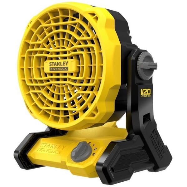 Fläkt - STANLEY - SFMCE001B-XJ - 3 hastigheter - 1100 m3/h - 8 timmars autonomi Fläkt - STANLEY - SFMCE001B-XJ - 3 hastigheter - 1100 m3/h - 8 timmars autonomi