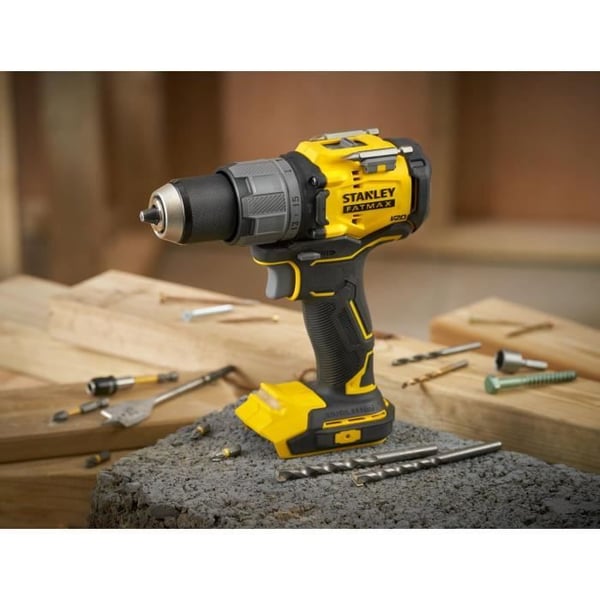 Slagborrmaskin - STANLEY - SFMCD725D2K-QW - 80 Nm - 18V - 0-500/2000 rpm