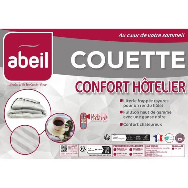 ABEIL Warm Hotel Comfort Peitto 220 x 240 cm