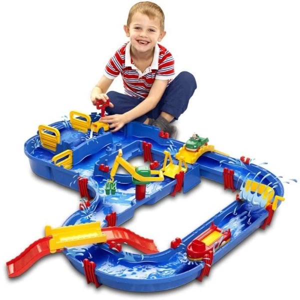 Smoby - Mega Bridge Aquaplay Vandkredsløb - 35 tilbehør inkluderet