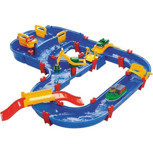 Smoby - Mega Bridge Aquaplay Vandkredsløb - 35 tilbehør inkluderet