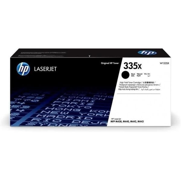 Original HP 335X (W1335X) sort LaserJet-tonerpatron med høj kapacitet til HP LaserJet M42625 / M438 / M442