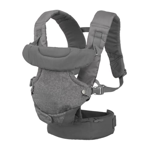 Ergonomisk Flip 4 i 1 bärsele grå - INFANTINO - Ergonomisk Flip 4 i 1 - Polyester - Från 3,6 till 14,5 kg