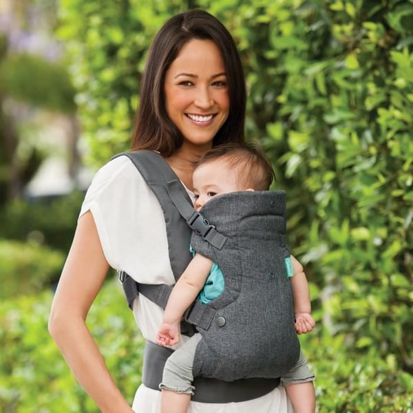 Ergonomisk Flip 4 i 1 bärsele grå - INFANTINO - Ergonomisk Flip 4 i 1 - Polyester - Från 3,6 till 14,5 kg
