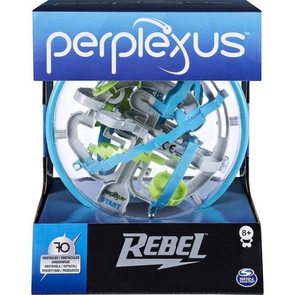 Perplexus - SPIN MASTER - Rebel Rookie - 3D Labyrint Hybrid Legetøj - Spinnende Kugle - Puslespil