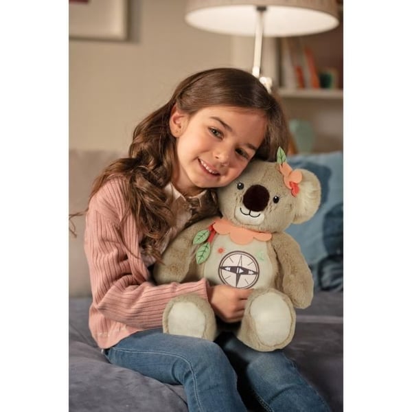 Gipsy Toys - KWALYNA - Fortællende Koala - Interaktiv Talende Plys - Fransk Version - 2 timers Vidunderlige Fortællinger