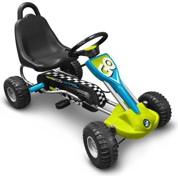 Poljinkarting - Leimasin - Jalustan hallinta - Säädettävä istuin - Käsijarru - Teräsrunko