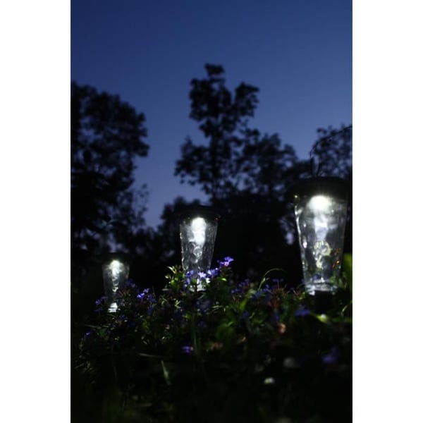 3 aurinkomajakan setti - Canopo - 20 lumenia - beige